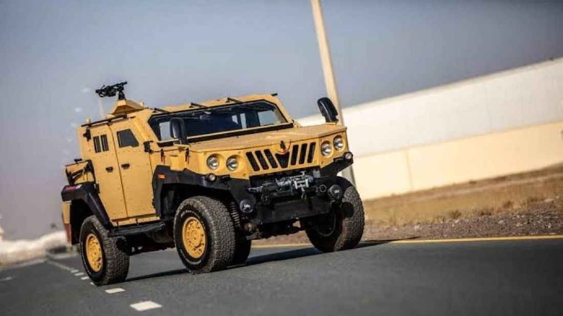 Mine-resistant ambush protected vehicle