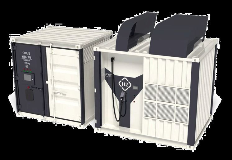 Containerised electrolysis and hydrogen generation system